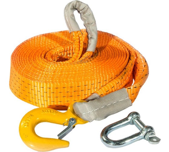 Изображение товара Ремень буксировочный ЛИМ РБкс-7/5000 (масса а/м 10тн) РБкс-7,0/5000