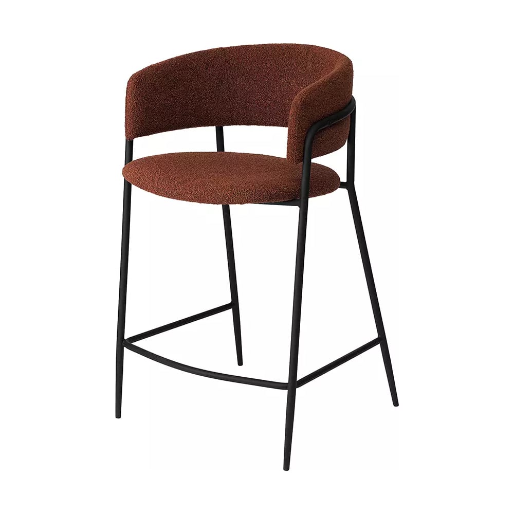 Изображение товара Стул полубарный Bergenson Bjorn Helning букле терракота современный