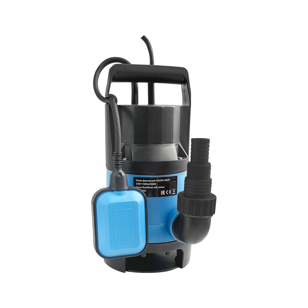 Изображение товара Фекальный насос Valfex 250/8 1100 Вт погружной для сточных вод