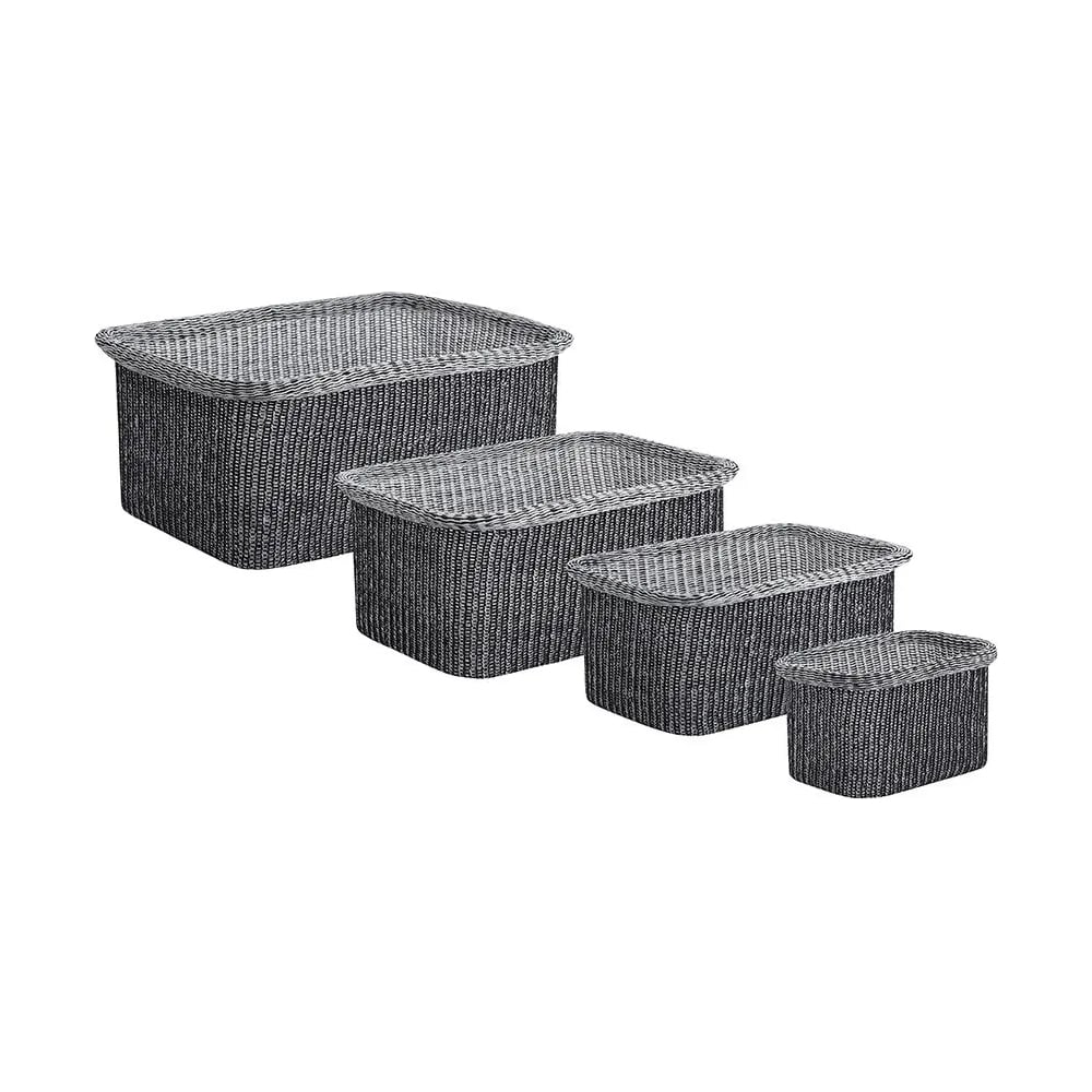 Изображение товара Набор корзин для хранения Bergenson Bjorn Sustainable collection 4 шт черный