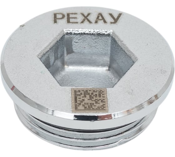 Изображение товара Заглушка для коллектора РЕХАУ с наружной резьбой 3/4 MX хром 11077551001