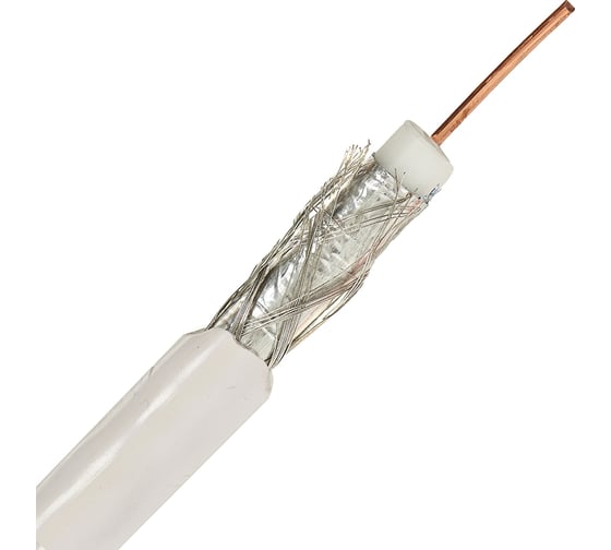 Изображение товара Коаксиальный кабель ELTROS RG-6, бухта 200м, белый RG6-020-ELTROS-MP