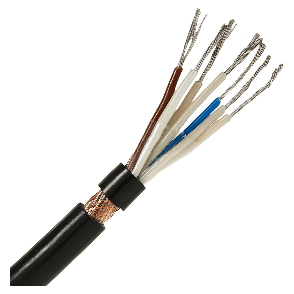 Изображение товара Кабель монтажный ELTROS МКЭШ 7x0,75, бухта 150м, черный