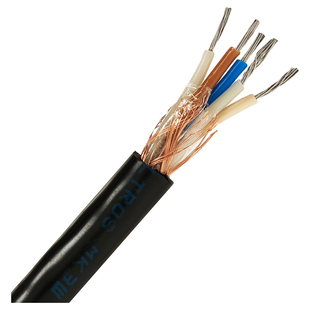 Изображение товара Кабель монтажный ELTROS МКЭШ 5x0,5 200м бухта черный