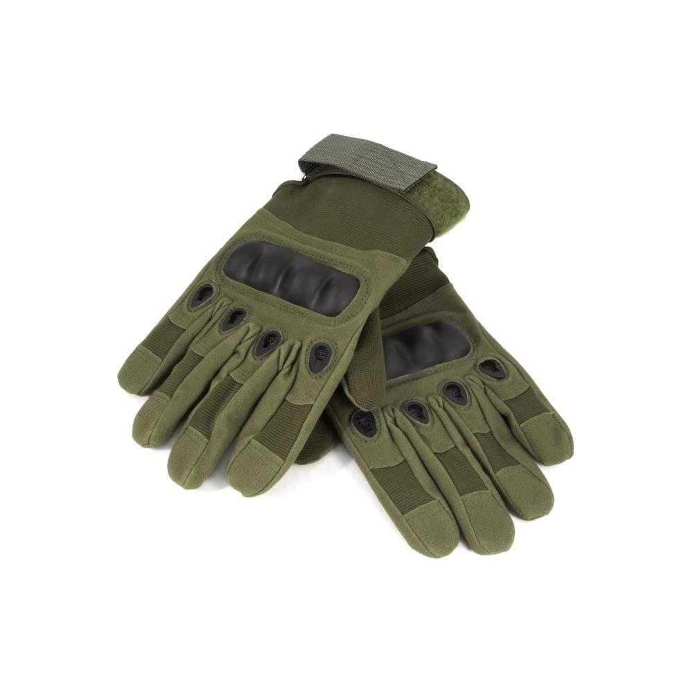 Изображение товара Перчатки треккинговые Следопыт TACTIC POWER с защитой суставов зеленые