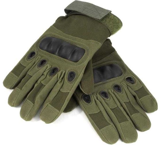 Изображение товара Перчатки треккинговые Следопыт TACTIC POWER, с защитой суставов, зеленые, размер L PF-TG-12