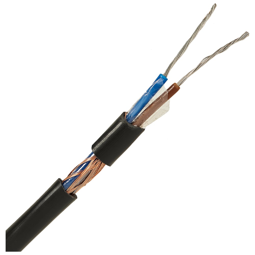 Изображение товара Кабель монтажный ELTROS МКЭШ 2x0,5, бухта 300м, черный