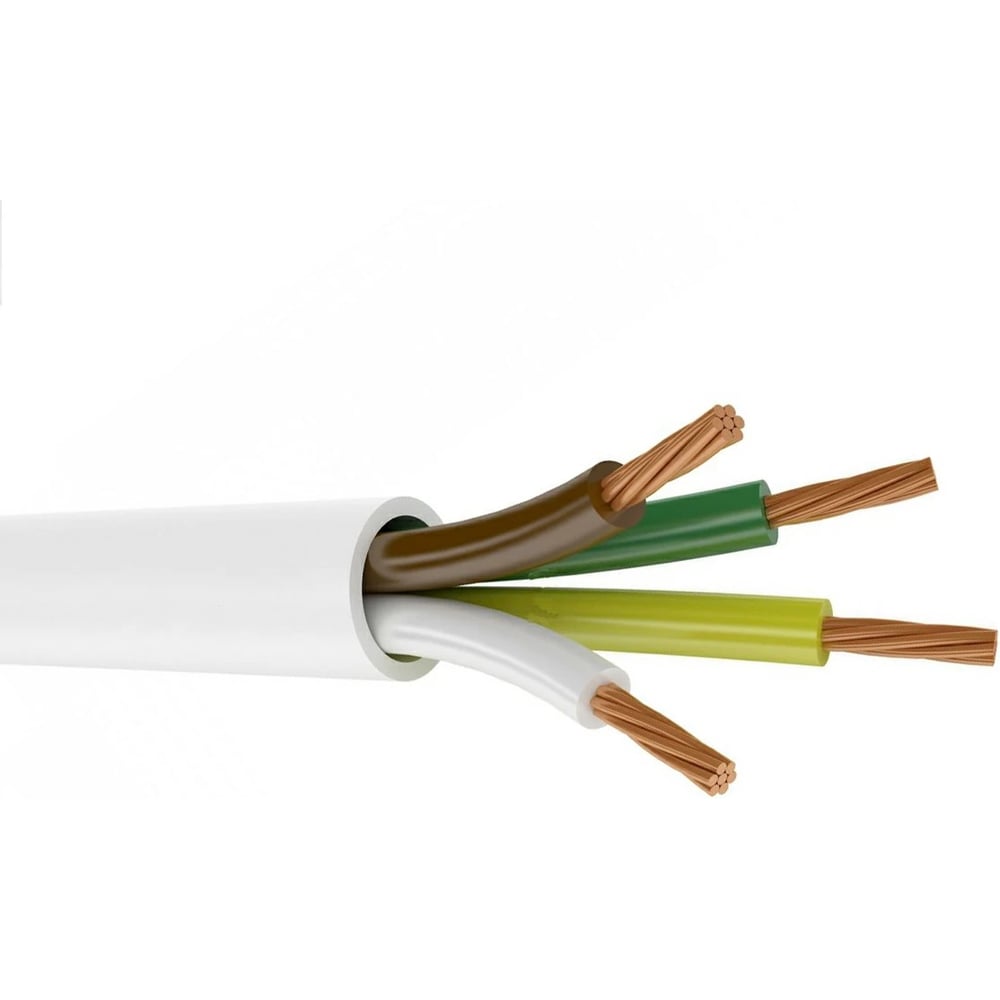 Кабель для сигнализации ELTROS КСПВГ 2x0,12, бухта 500м, белый КСПВГ-010-ELTROS-MP