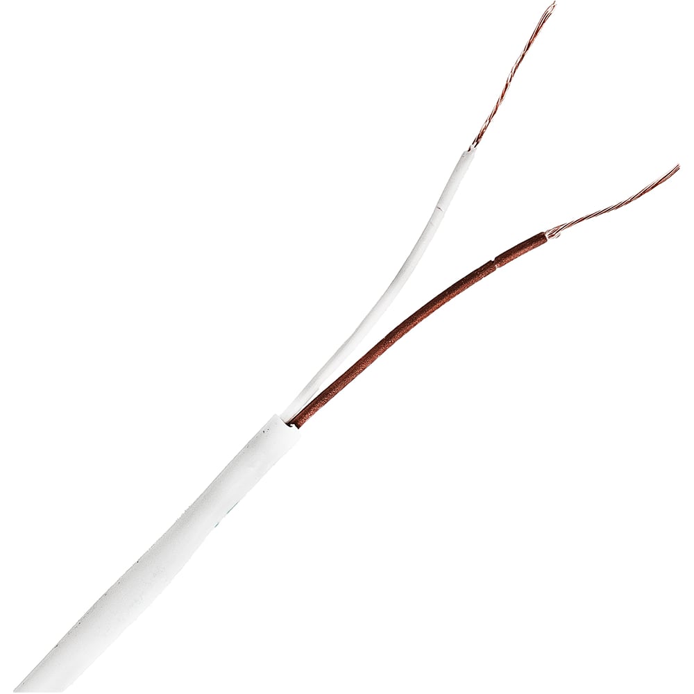 Изображение товара Кабель для сигнализации ELTROS КСПВГ 2x0,12 белый бухта 500 м