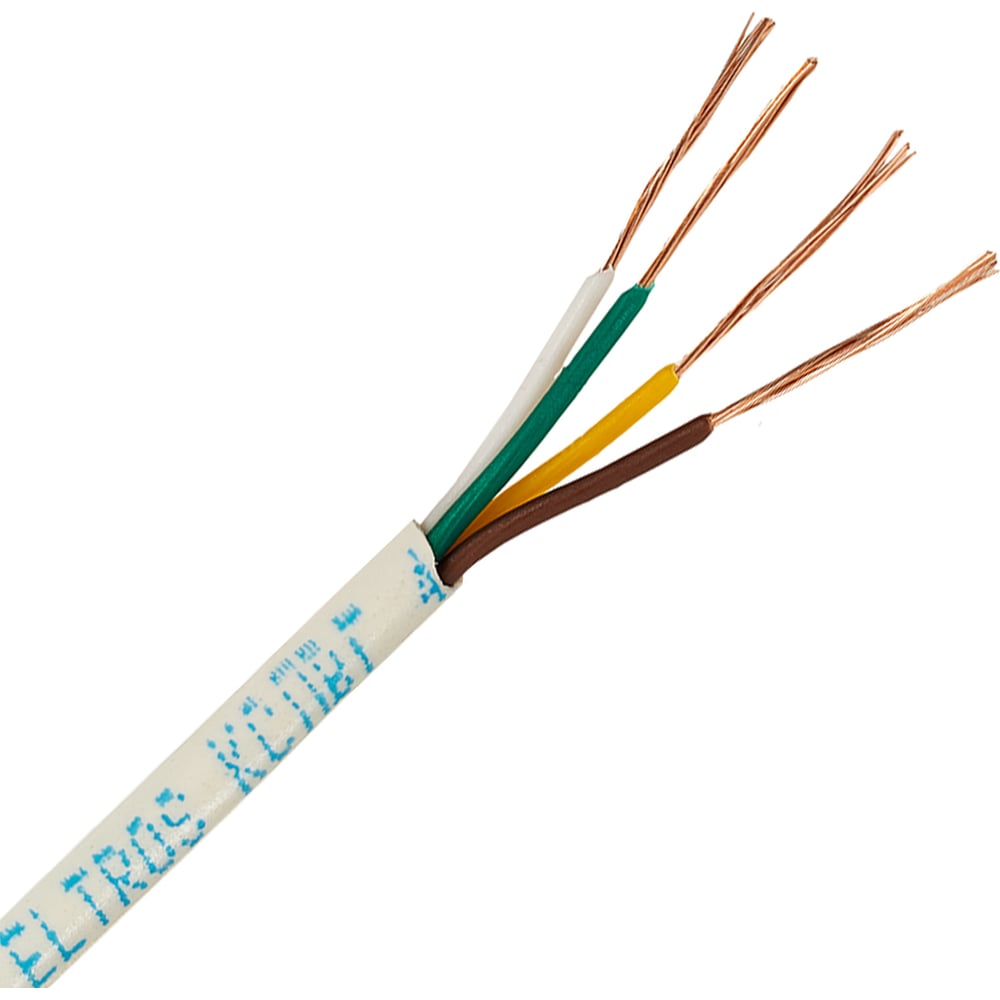 Изображение товара Кабель для сигнализации ELTROS КСПВГ 4x0,20, бухта 200м, белый