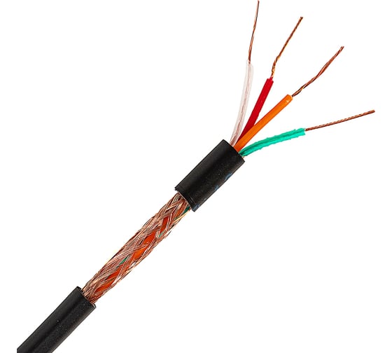 Изображение товара Кабель микрофонный ELTROS КММ 4x0,12, бухта 200м, черный КММ-0412-ELTROS-MP