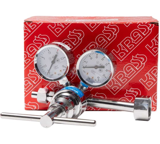 Изображение товара Редуктор высокого давления РВД-30/10 кислород/инертные газы, 30/10 МПа, 250 м³/час, поверенный KRASS 2141001PV