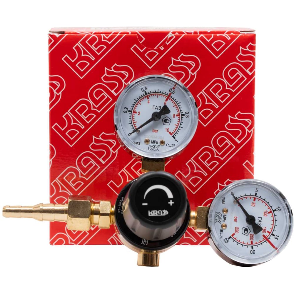 Изображение товара Редуктор углекислотный УР 6 6 15/0.6 МПа 15 м3/ч KRASS