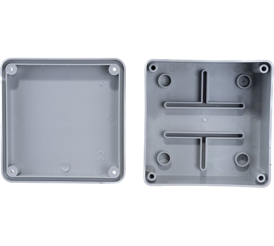 Изображение товара Распределительная коробка без сальников Экопласт BJB/JBS100 о/п 100х100х55 IP56 44057-1