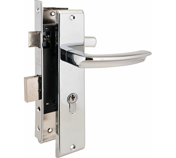 Изображение товара Врезной замок АЛЛЮР с/руч АРТ ЗВ4-70. 08 CP хром 10 162