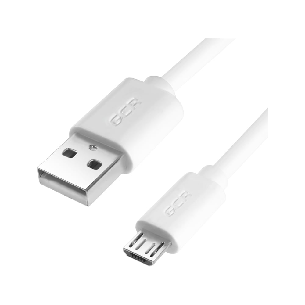 фото Кабель usb 2.0 am-microb 5pin gcr 0,5m белый vivuai9mcb3-bb2s-0.5m