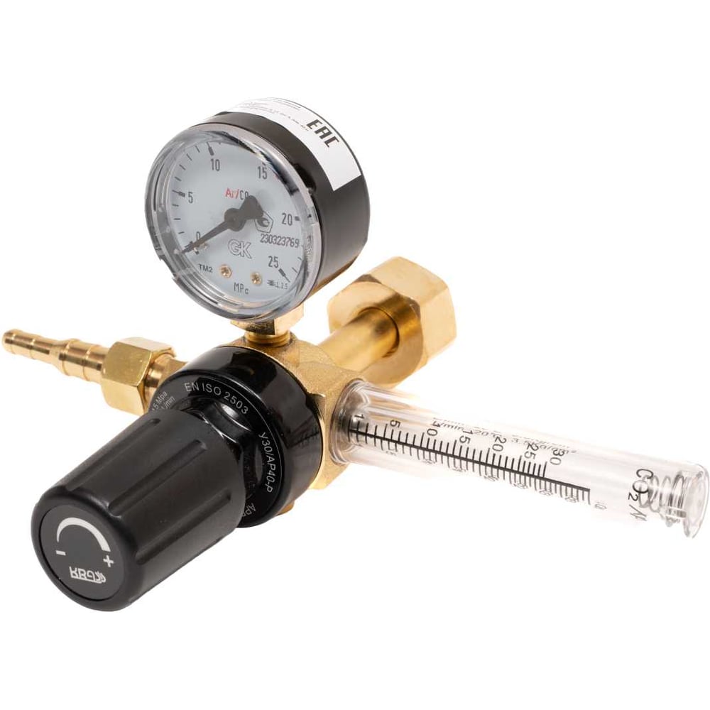 Изображение товара Регулятор углекислоты и аргона У 30/АР, 40 Р с ротаметром KRASS