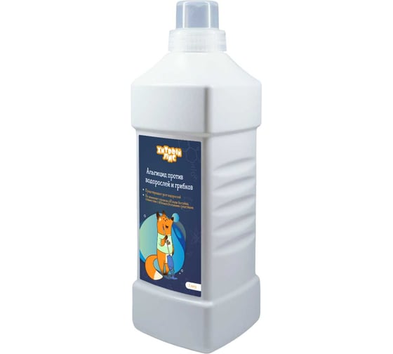 Изображение товара Альгицид против водорослей и грибков Хитрый лис 1л СП-0012