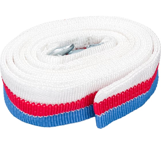 Изображение товара Трос буксировочный 12000кг L=6м,ленточный с крюками в чехле Автостоп AB-12CHK 725608