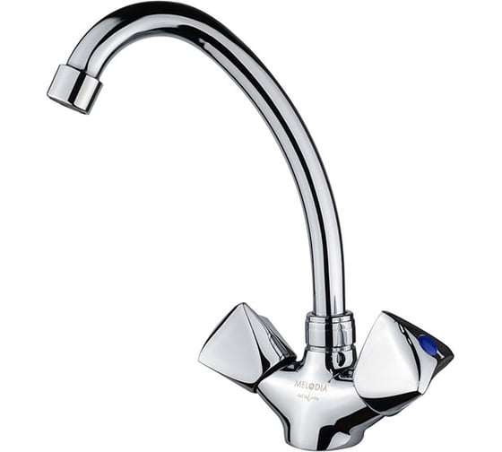 Изображение товара Смеситель для кухни Melodia della vita Lucia резиновая кран-букса MDV32205 без гибкой подводки (Россия) 12793