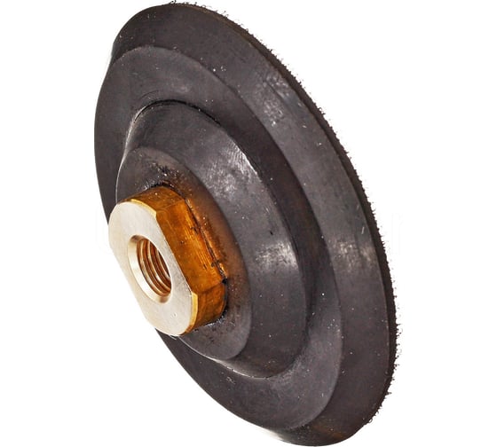 Изображение товара Насадка (планшайба) резиновая для УШМ, диаметр 100 мм, жесткость - средняя, посадка М14 TORGWIN T423173