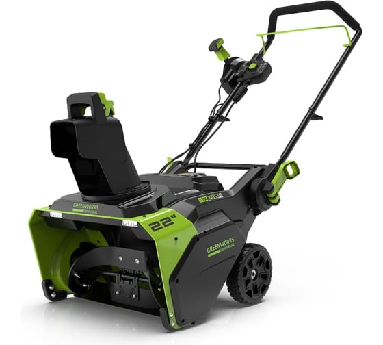 Изображение товара Аккумуляторный бесщеточный снегоуборщик GreenWorks GD82ST 82V 2602507
