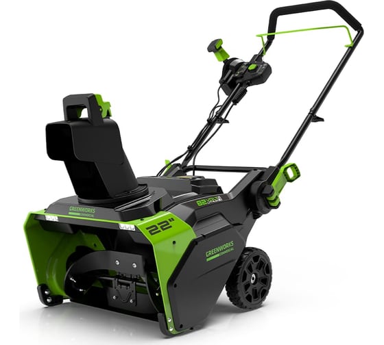 Изображение товара Аккумуляторный бесщеточный снегоуборщик GreenWorks GD82ST 82V, АКБ 5Ач и ЗУ 2602507UB