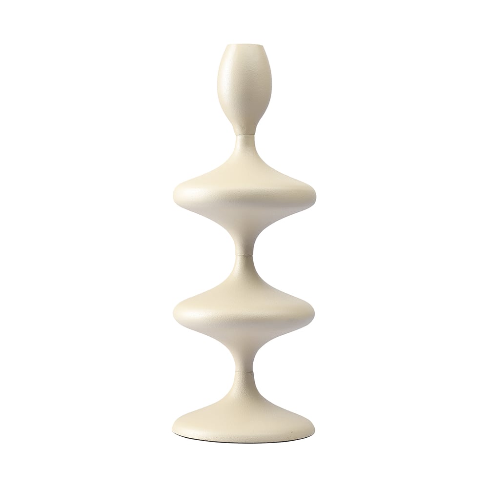 Изображение товара Подсвечник Bergenson Bjorn Vivlend 29 см, бежевый, алюминий