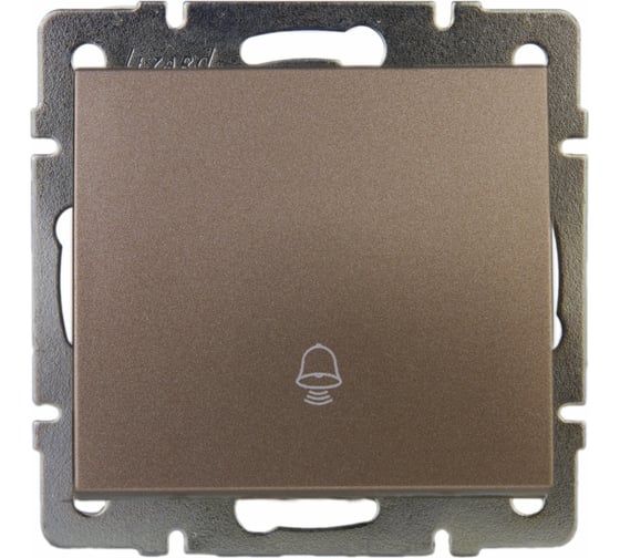 Изображение товара Кнопка звонка Lezard RAIN цв. бронза матовый 703-3188-103