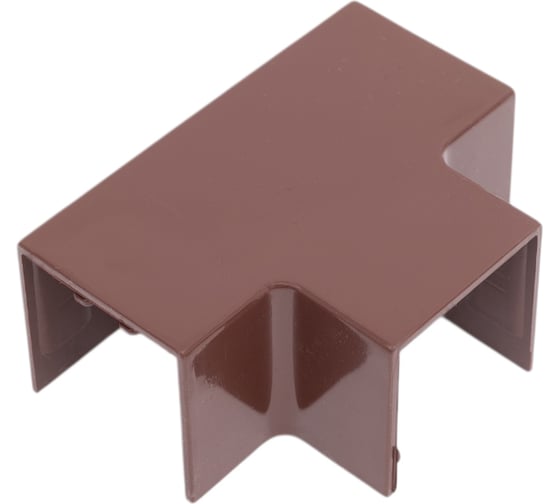 Изображение товара T-образный угол EKF PROxima Plast, под темное дерево 4шт tchd-25-25x4