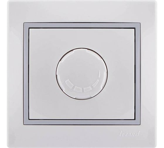 Изображение товара Диммер Lezard MIRA 1000 Вт белый с серой вставкой 701-0215-157