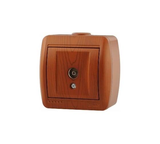 Изображение товара Оконечная розетка Lezard NATA ТВ сосна 710-0800-130