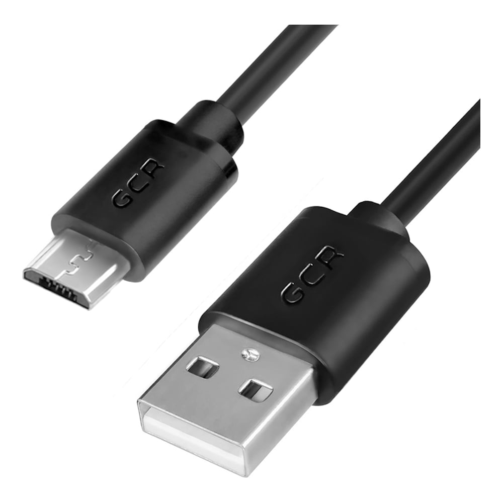 фото Кабель usb 2.0 am-microb 5pin gcr 0,3m черный vivuai8mcb6-bb2s-0.3m