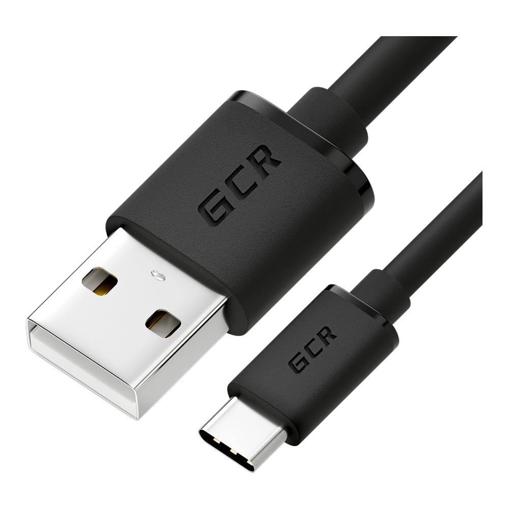 фото Кабель usb 2.0 am-cm gcr 1,0m черный vivuci1am-bb2s-1.0m