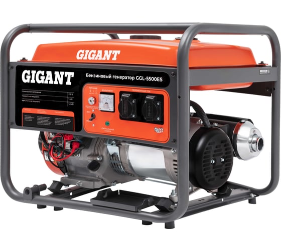 Изображение товара Бензиновый генератор Gigant (5,5 кВт; эл.стартер) GGL-5500ES