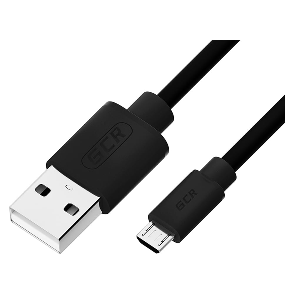 фото Кабель usb 2.0 am-microb 5pin gcr 1,8m черный 28-28 awg viv51i649