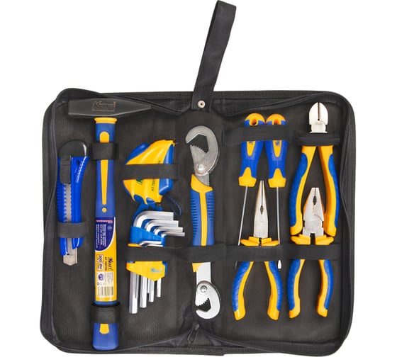 Изображение товара Набор инструмента KRAFT 18 предметов, сумка KT 703023
