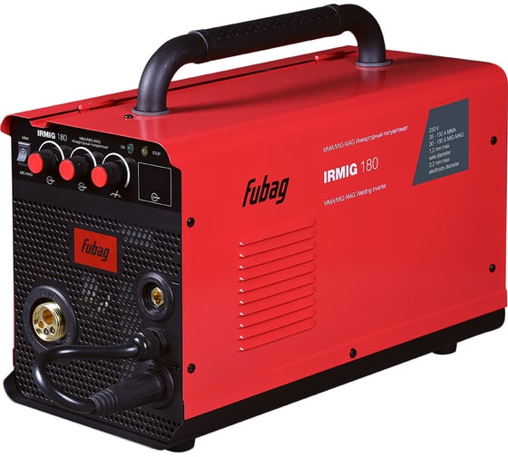 Изображение товара Сварочный полуавтомат инвертор FUBAG IRMIG 180 (с горелкой 250А в комплекте) 41390