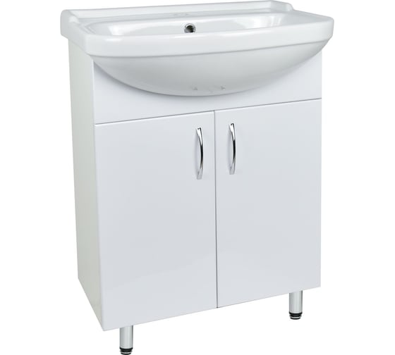 Изображение товара Тумба DORATIZ Эко 60 под умывальник Уют 60, белый 9912.041