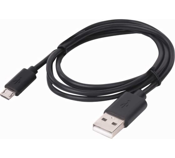 Изображение товара Кабель SONNEN USB2.0-micro USB 1м медь для передачи данных и зарядки черный 513115
