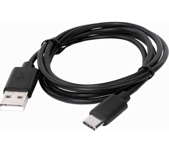 Изображение товара Кабель SONNEN USB2.0-Type-C 1м медь для передачи данных и зарядки черный 513117