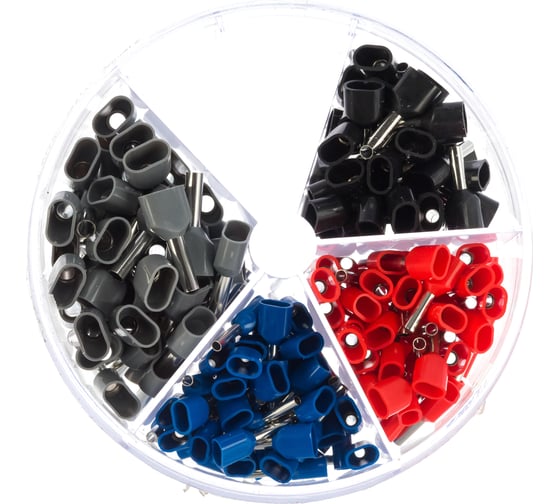 Изображение товара Набор втулочных наконечников REXANT двойных НШВИ2 08-1930