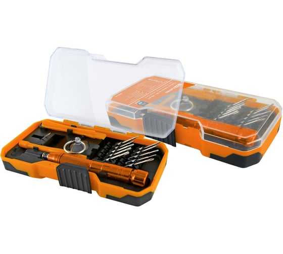 Изображение товара Набор TDM ELECTRIC отвертка с битами для мелкой электроники №1 15 предметов "Алмаз" SQ1019-0201