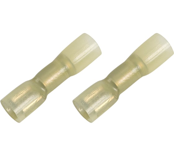 Изображение товара Плоская клемма REXANT полностью изолир. термоусаживаемая гнездо 6.6 мм 4-6 мм2 желтый 100 шт 08-0654