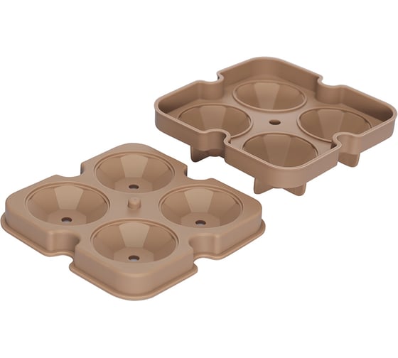 Изображение товара Форма для льда Smart Solutions Ice diamond, пепельно-розовая SS0000142