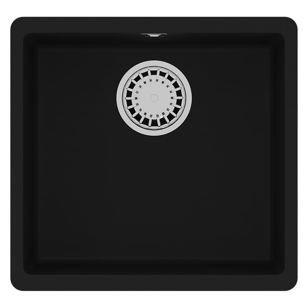 Изображение товара Кухонная мойка из кварцгранита Lemark SINARA 440-U антрацит