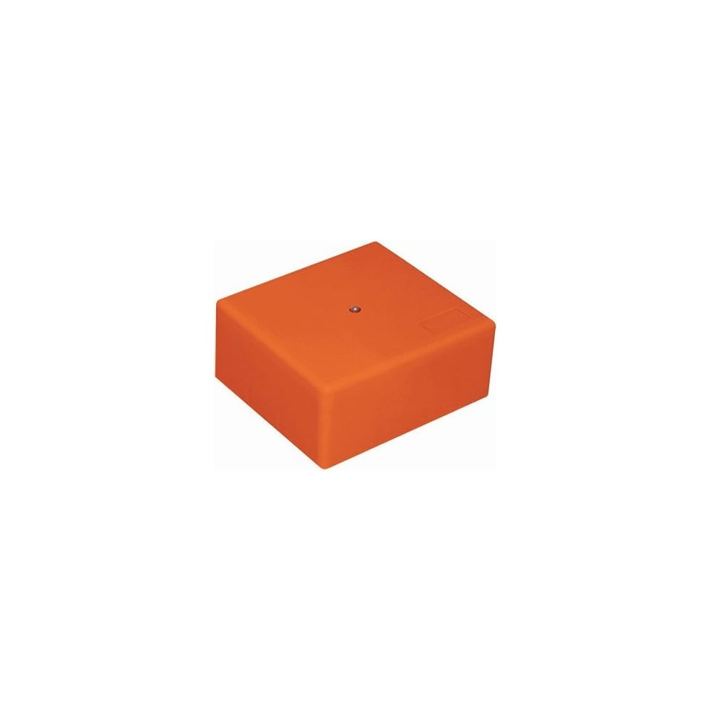 фото Огнестойкая коробка экопласт mb75 e110, о/п 75х75х40, с гладкими стенками, ip41, 5p, оранжевый 46131hf