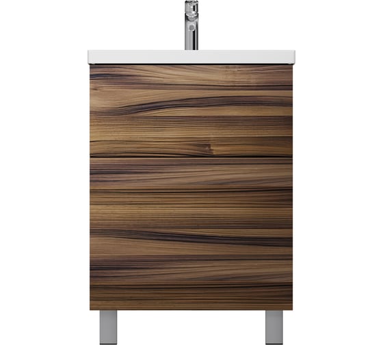 Изображение товара База под раковину AM.PM Gem напольная, 60 см, 2 ящика, цвет: орех M90FSX0602HF