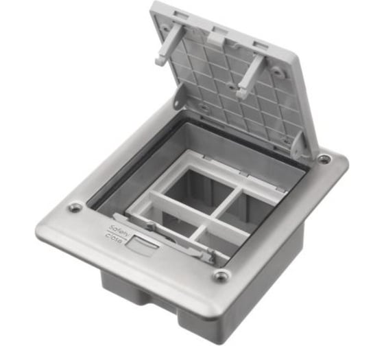 Изображение товара Встраиваемый люк Экопласт LUK/2+2ST66 на 2 поста+2 модуля без коробки, IP66, сталь 70025