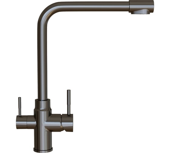 Изображение товара Смеситель для кухни MIXLINE 35k MLSS-0320BL подкл.к фильтру, черный графит 553820